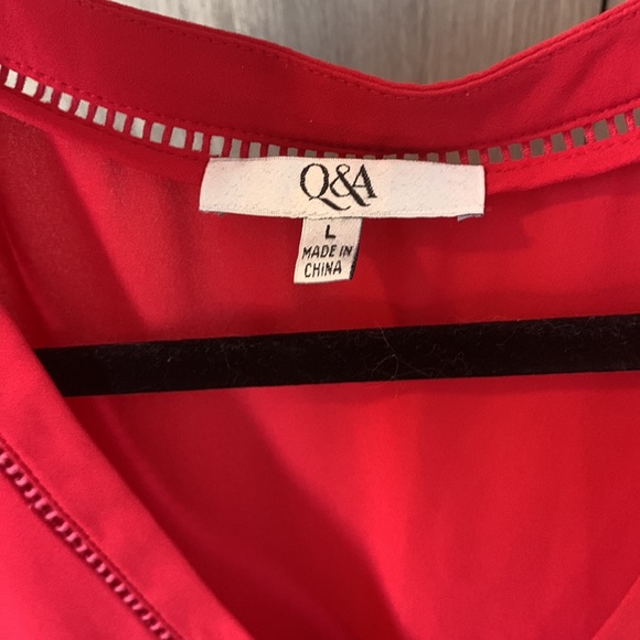 Flowy top size L, pinkish red - Picture 4 of 4